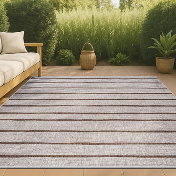 Colonia Berber Stripe Indoor/outdoor Area Rug